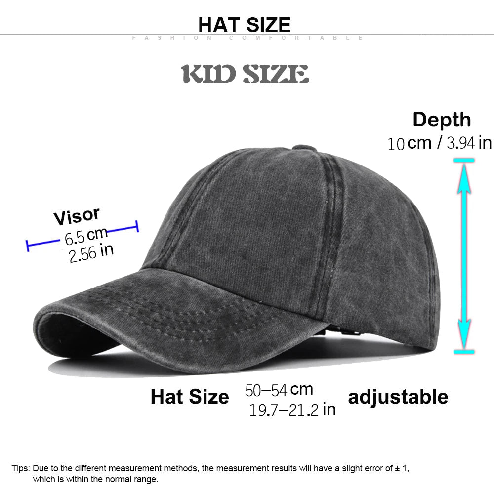 Kid Cap Baseball Cap Children Cap Snapback Hat Spring Autumn Cap