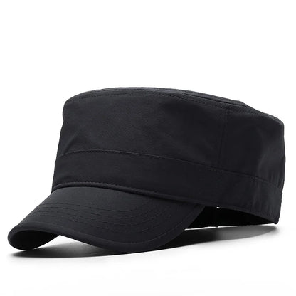Big Head Man Large Size Pure Cotton Army Flat Cap