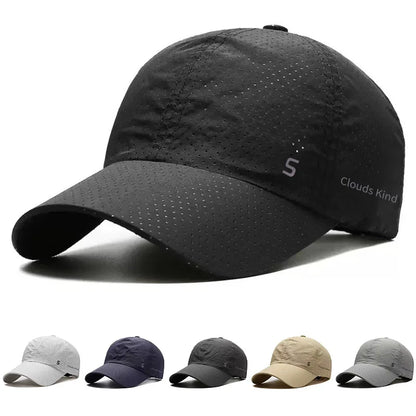 Summer Quick-Dry 6-Panel Baseball Cap For Men & Women
