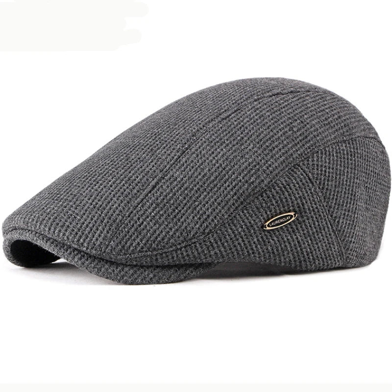 Autumn Winter Hat Caps For Men Women Adjustable Ivy Flat Cap