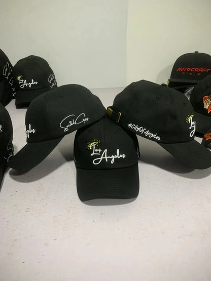 Low Moq High Quality Cotton Caps And Hats Men Custom Embroidery 6 Panel Dad Hat