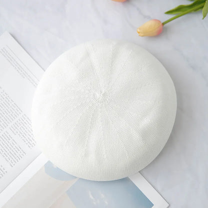 New Summer Solid Color Japan Style Beret Female