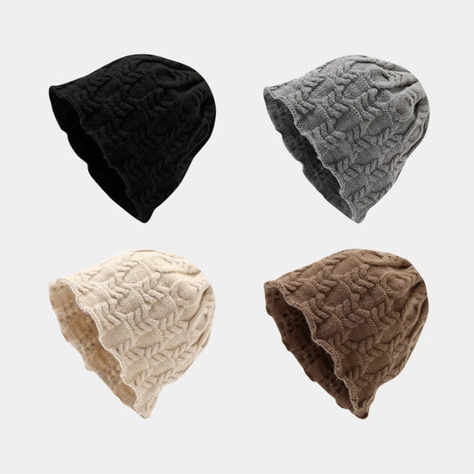 Japanese Retro Twist Stack Hat Children Autumn Winter