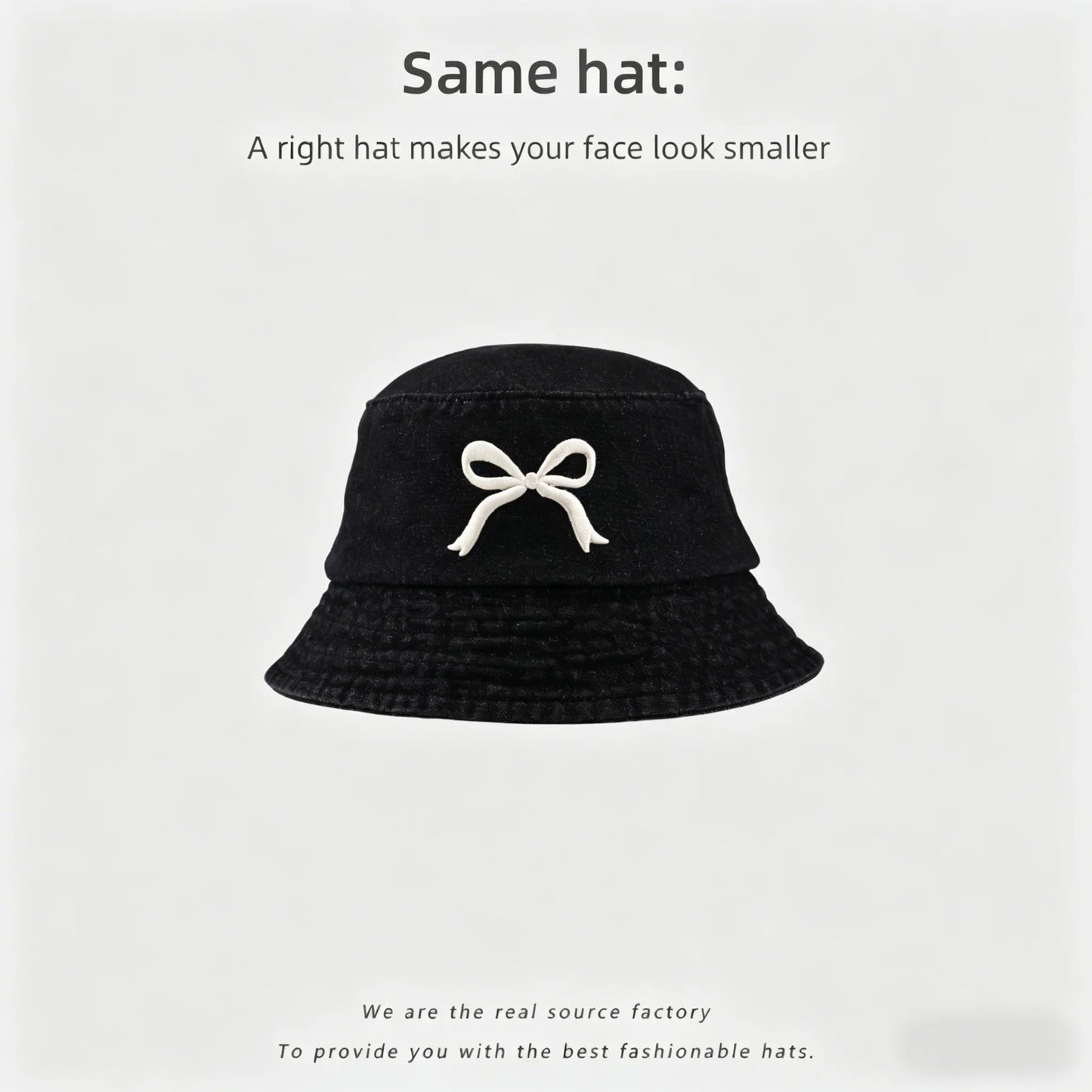 Cotton Canvas 6-Panel Cowboy Bucket Hat
