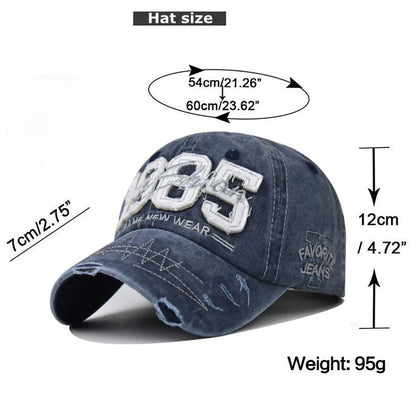 Summer Red Yellow Baseball Cap For Men Women