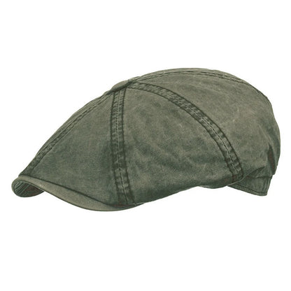 Painter Denim Material Star Anise Berets Unisex