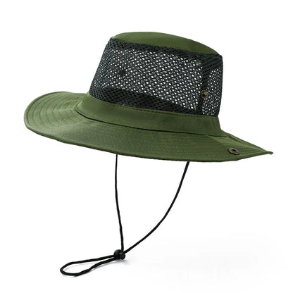 Men Women Outdoor Beach Seaside Sun Shade Breathable Bucket Hat
