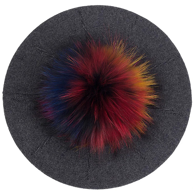 Fashion Elegant Sweet Women Beret Warm Winter Autumn Hat Lovely Ladies Party Hats