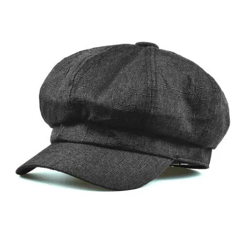 Newsboy Thin Cap Cotton Linen Beret Hats