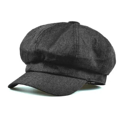 Newsboy Thin Cap Cotton Linen Beret Hats