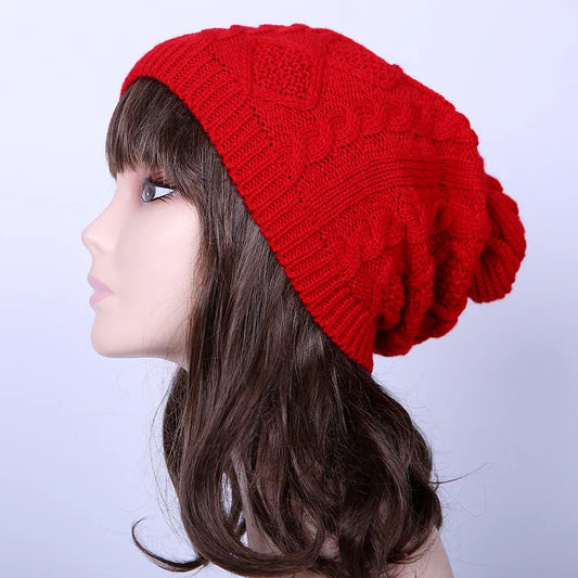 Hot Style Knit Hat With Small Twist Fashion Heaps Heaps Of Turtle-Head Hats