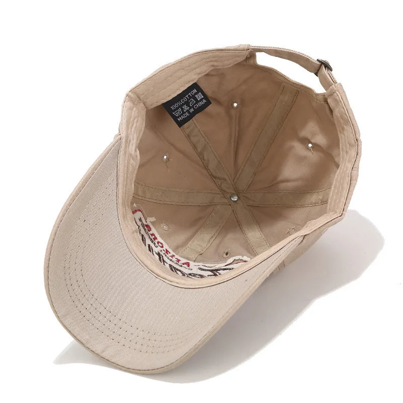 Vintage Red Pink Streetwear Baseball Cap For Men