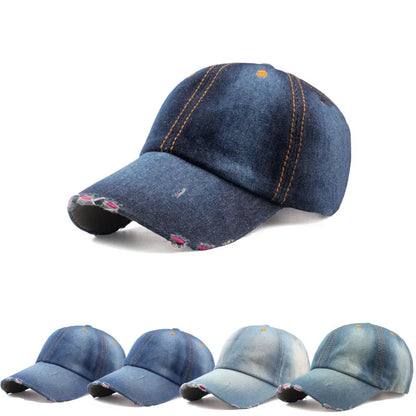 Versatile Vintage Peaked Baseball Cap Cross-Border Outdoor