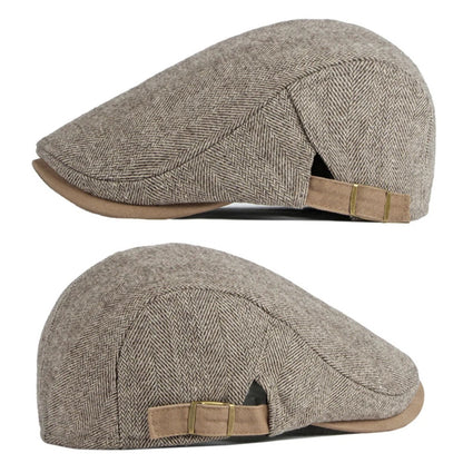 Retro Newsboy Cap Men Autumn Winter