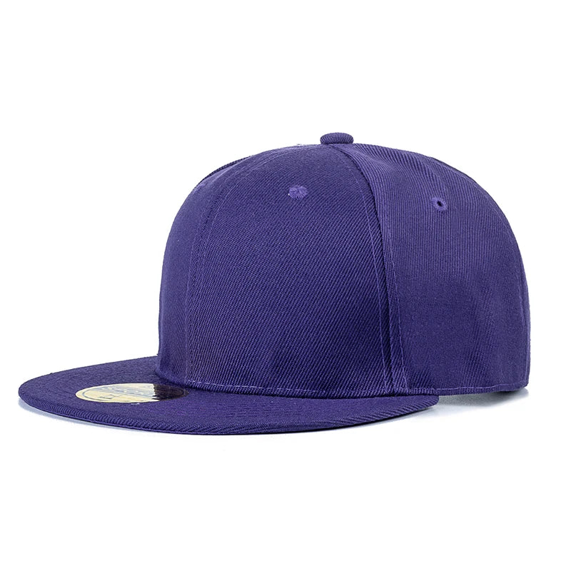 Cap Plain Snapback Hat Men Women