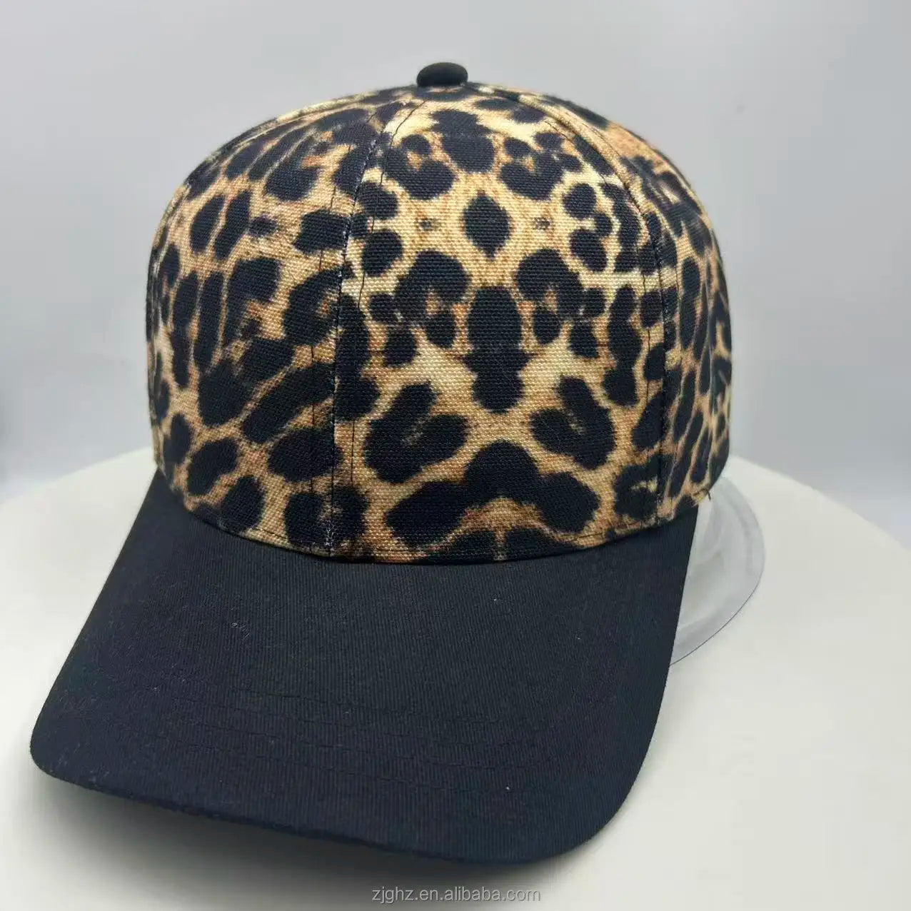 High Quality Poly-Cotton Canvas Puff Printed Fashionable 6-Panel Baseball Cap
