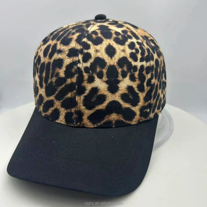 High Quality Poly-Cotton Canvas Puff Printed Fashionable 6-Panel Baseball Cap