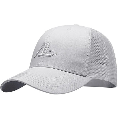 Big Head Man Plus Size Baseball Cap Men Summer 100% Cotton Mesh Trucker Hat Male 3d Embroidery Snapback Hats