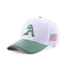 A Letter Embroidery Snapback Baseball USA Flag Caps