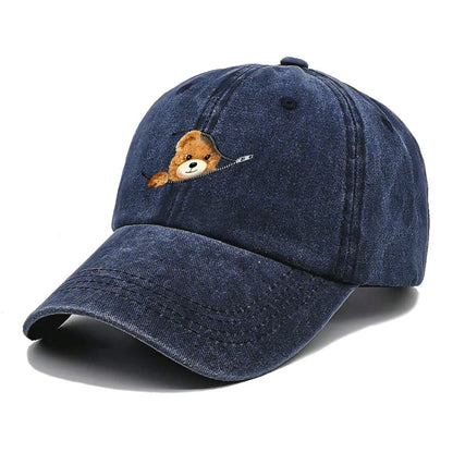 Unisex Retro Washed Denim Baseball Cap
