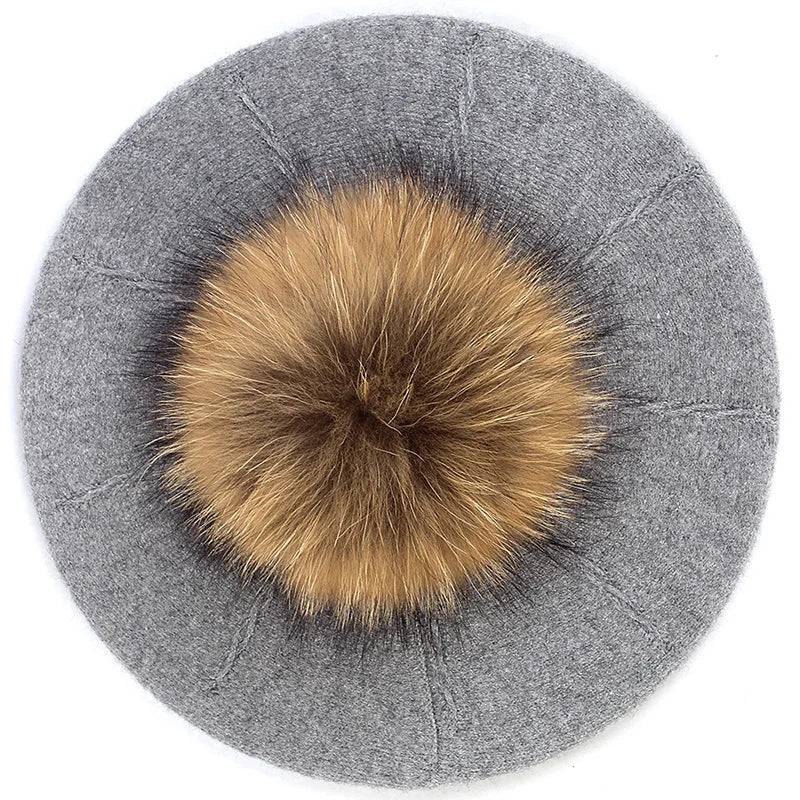 Fashion Elegant Sweet Women Beret Warm Winter Autumn Hat Lovely Ladies Party Hats