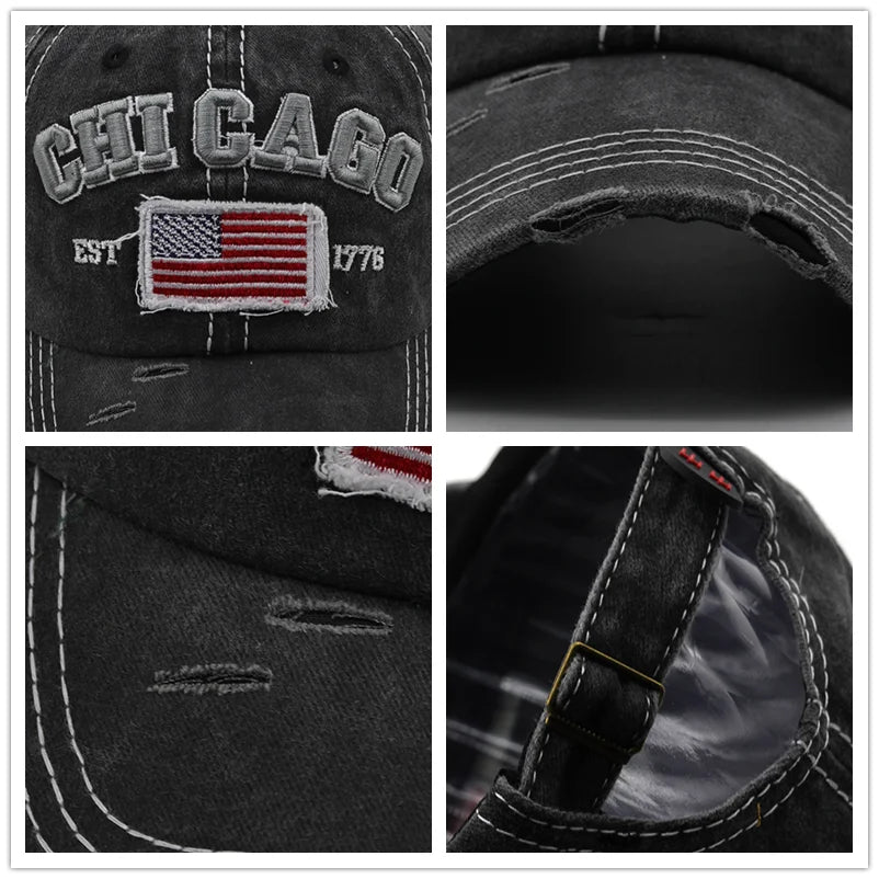 2022 High Quality Brand Washed Cotton Cap For Men Women