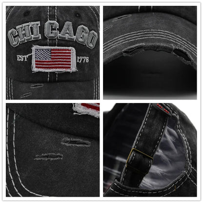 2022 High Quality Brand Washed Cotton Cap For Men Women