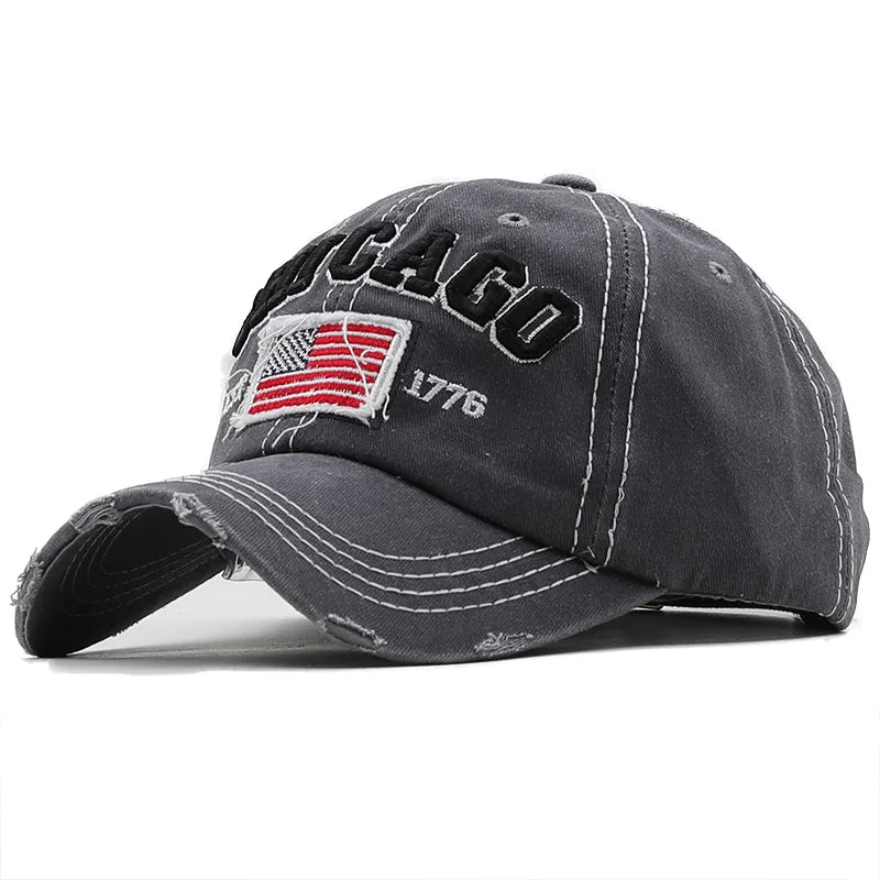 2022 High Quality Brand Washed Cotton Cap For Men Women