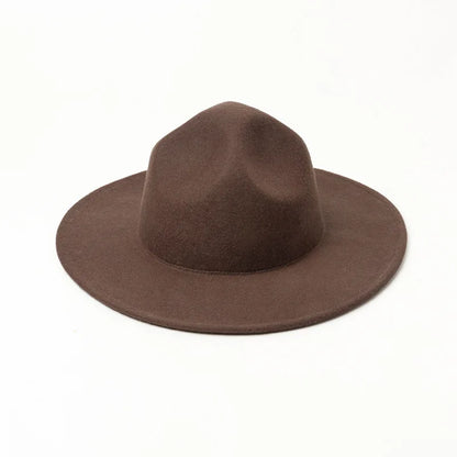 European Autumn And Winter New Woolen Woolen Top Hat