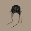 Vintage Elegant Hollow Bow Pullover Adjustable Breathable Hat