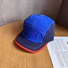 Outdoor Color-Block Quick Dry Five-Panel Adjustable