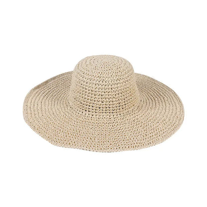 Beach Straw Hat Summer Foldable Sunshade Women's