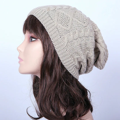 Hot Style Knit Hat With Small Twist Fashion Heaps Heaps Of Turtle-Head Hats