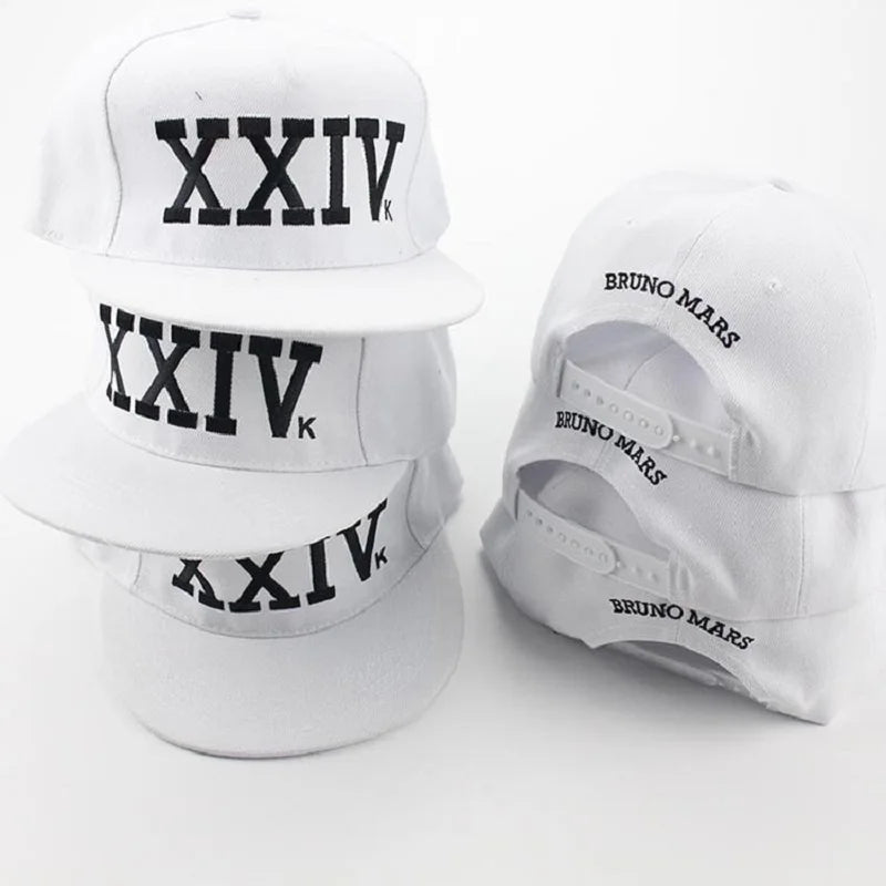 Unisex Bruno Mars Baseball Cap 24k Magic Gorras K-POP Cotton Bone Rapper XXIV Dad Hat