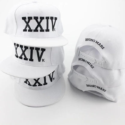 Unisex Bruno Mars Baseball Cap 24k Magic Gorras K-POP Cotton Bone Rapper XXIV Dad Hat