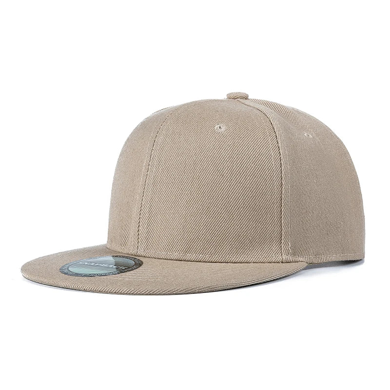 Cap Plain Snapback Hat Men Women