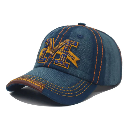 Brand Denim Jeans Vintage Men Baseball Cap Women Snapback Hats
