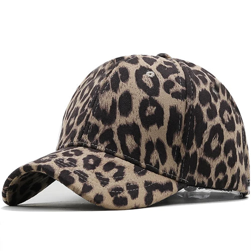 Fish Bone Men Caps Leopard Print Hunting Fishing Men Baseball Cap