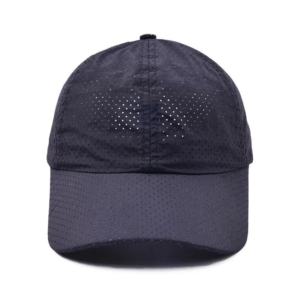 Casual Curved Breathable Mesh Lady Custom Running Quick Dry Hat