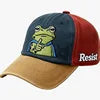 Retro Print Soft Top 6 Panel Letter Graphic Baseball Cap