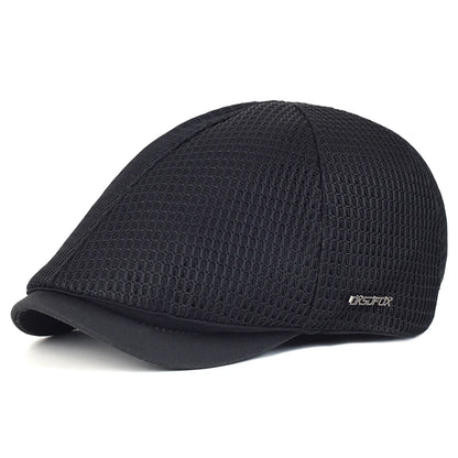 New Mesh Newsboy Caps Summer Men Women Hats