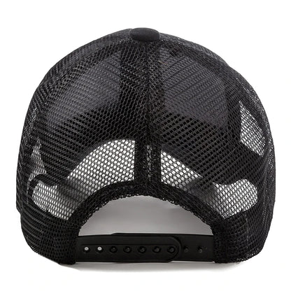 Unisex Mesh Cap Casual Plain Cotton Baseball Cap Adjustable Summer Trucker Hats
