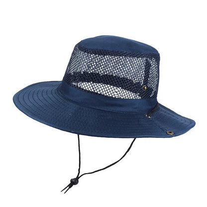 Men Women Outdoor Beach Seaside Sun Shade Breathable Bucket Hat