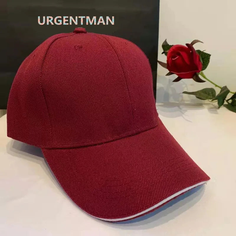 Unisex Cap Casual Acrylic Plain Baseball Cap For Women Men