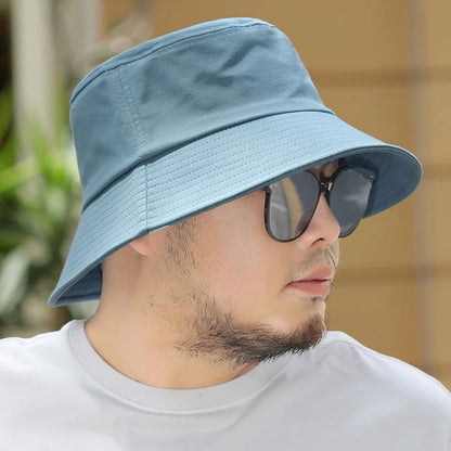 Big Head Man Large Size Sun Hat Women Summer Fisherman Hat