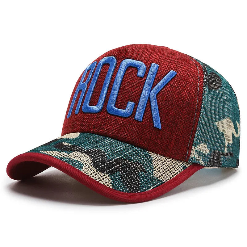 Autumn hat Mesh Camouflage Men and Women