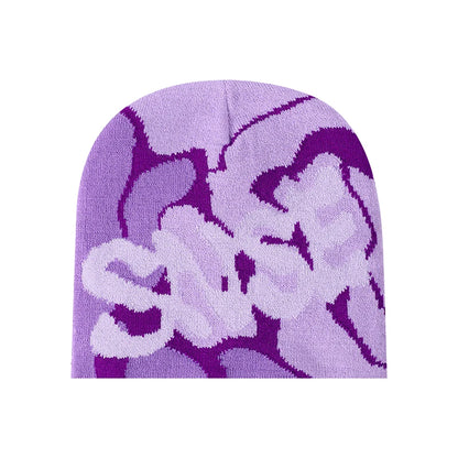 Custom Logo Jacquard Beanie Manufacturers All Over Print Beanie