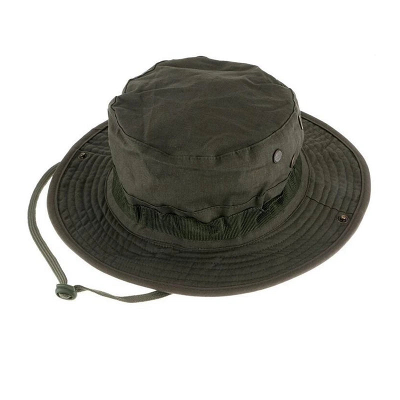 Tactical Hat Camouflage Fishing Cap Outdoor Sport Sun Bucket Cap Outdoor