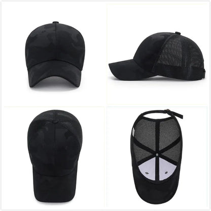 Mesh Cap Women Camouflage Summer Hats For Women Men