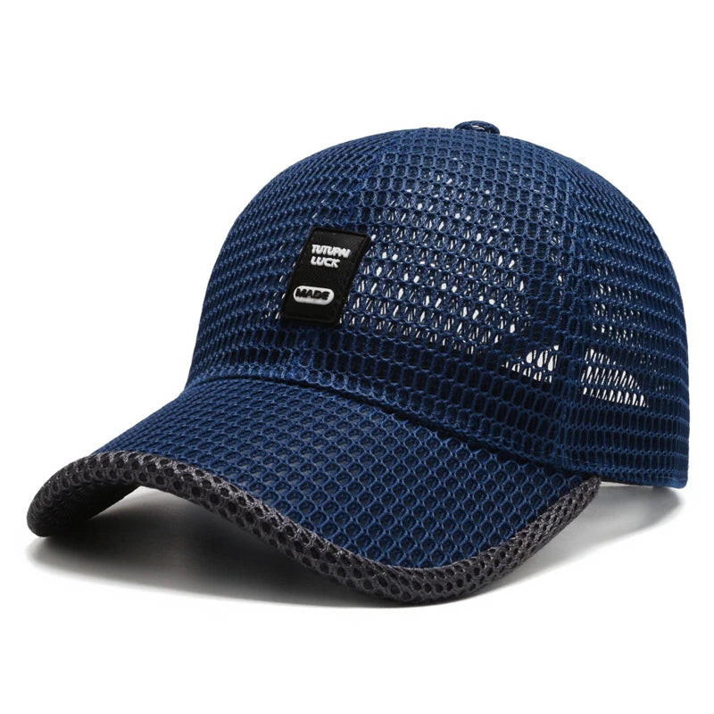 Men's Mesh Baseball Cap Breathable Summer Caps